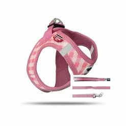 Curli Vest Puppy Set Pink-caro | Gr. XS Hundegeschirr Welpe