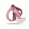 Curli Vest Puppy Set Pink-circles | Gr. 2XS Hundegeschirr Welpen