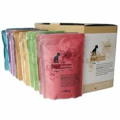 PETS NATURE Dogz Finefood Multipack Pouches | 12x100g Nassfutter