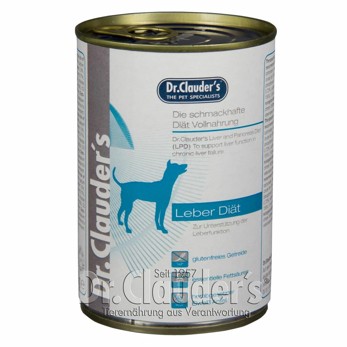 Dr. Clauders Diät LPD Leberdiät | 6x 400g Nassfutter Hund 1 Dr. Clauders Diät LPD Leberdiät | 6x 400g Nassfutter Hund