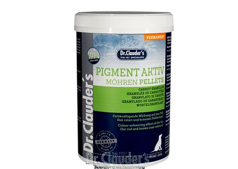 Dr. Clauders Pigment Aktiv Möhren Pellets | 600g Für Hunde -Hundetrockenfutter Geschäft Dr Clauders Dog FundC Pigment Aktiv Moehren Pellet