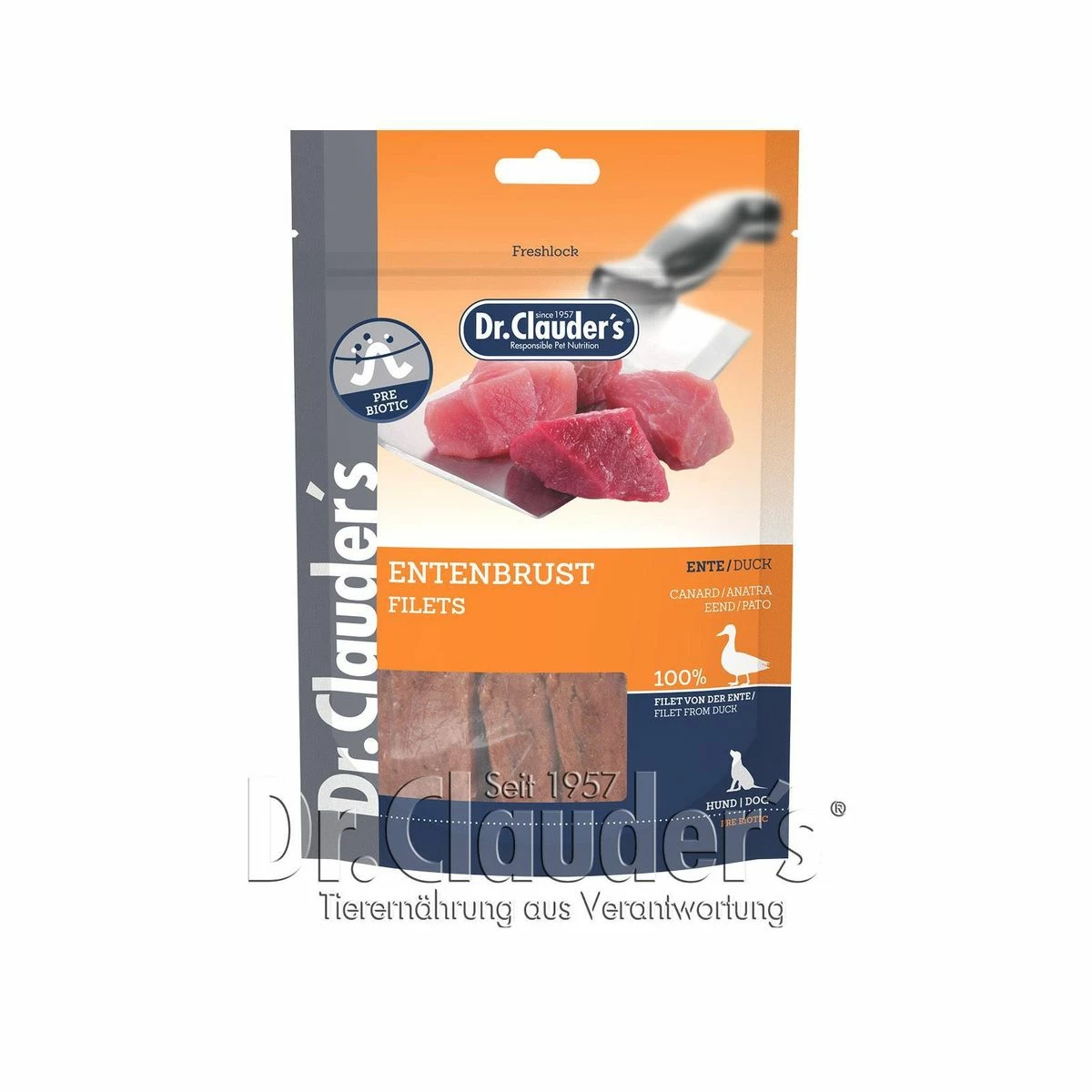 Dr. Clauders High Premium Entenbrustfilet | 10x 80g Hundesnack 1 Dr. Clauders High Premium Entenbrustfilet | 10x 80g Hundesnack