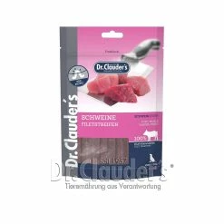 Dr. Clauders Premium Schwein Filetstreifen | 10x 80g Hundesnack