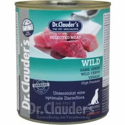 Dr. Clauders Selected Meat Wild | 6x 800g Hundefutter Nass