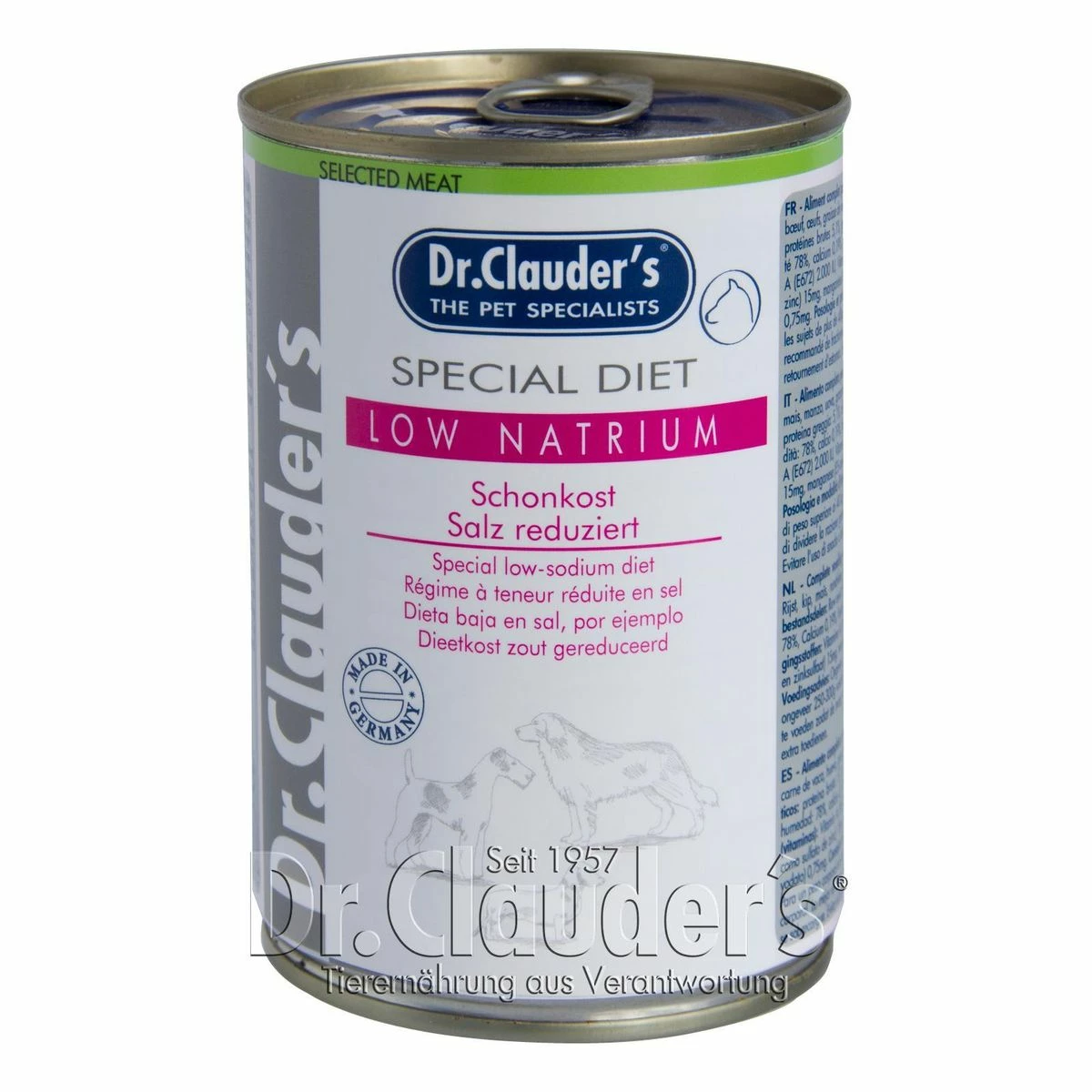 Dr. Clauders Special Diet Low Natrium | 6x 400g Hundefutter 1 Dr. Clauders Special Diet Low Natrium | 6x 400g Hundefutter