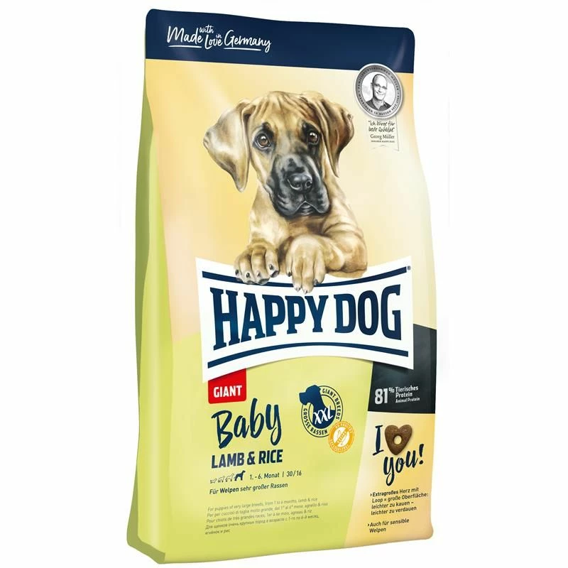Happy Dog Supreme Baby Giant Lamb & Rice | 15kg Hundefutter 1 Happy Dog Supreme Baby Giant Lamb & Rice | 15kg Hundefutter
