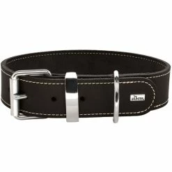Hunter Aalborg Softvollrindleder Schwarz | 32-38 Cm Hundehalsband