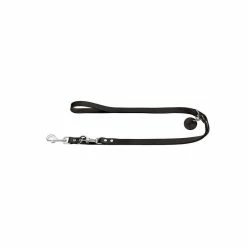 Hunter Verstellbare Führleine Schwarz | 20mm X 200cm Hundeleine