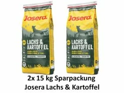 [Paket] Josera Lachs & Kartoffel | 2x 15kg Hundefutter Trocken