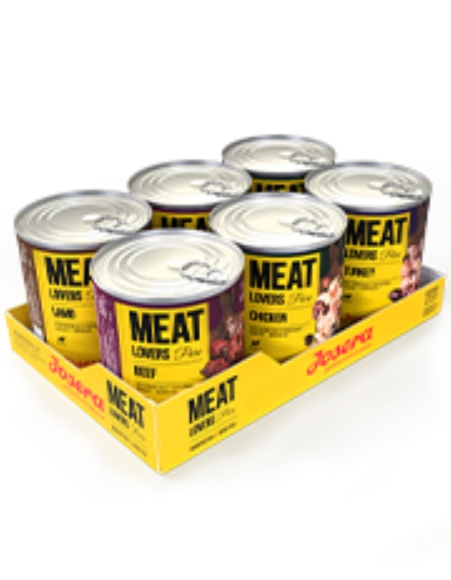 Josera Hundenassfutter Meat Lovers Pure Multipack | 6x400g 1 Josera Hundenassfutter Meat Lovers Pure Multipack | 6x400g