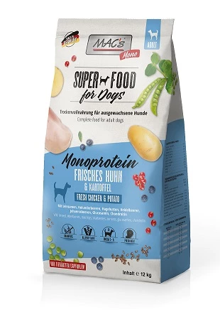 MACs DOG Mono Huhn | 12kg Hundetrockenfutter 1 MACs DOG Mono Huhn | 12kg Hundetrockenfutter