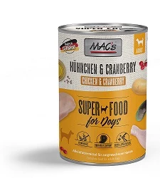MACs Dog Hühnchen & Cranberry | 6x 400g Hundefutter