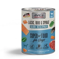 MACs Dog Lachs Mit Pasta & Spinat | 6x 800g Hundefutter Nass 1 MACs Dog Lachs Mit Pasta & Spinat | 6x 800g Hundefutter Nass