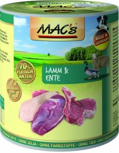 MACs Dog Lamm & Ente | 6x 800g Hundefutter Getreidefrei