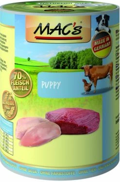 MACs Dog Puppy | 6x 400g Welpenfutter Nass Getreidefrei