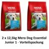 [Paket] Mera Dog Essential Junior 1 | 2 X 12,5kg Hundefutter Vorteilspack