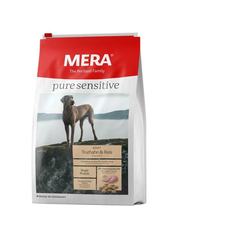Mera Dog Pure Sensitive Truthahn & Reis | 12,5kg Hundefutter 1 Mera Dog Pure Sensitive Truthahn & Reis | 12,5kg Hundefutter
