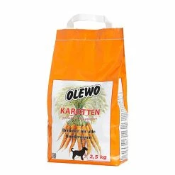 Olewo Karotten | 2,5kg Pellets Hundefutter