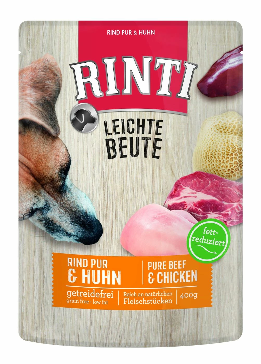 RINTI Leichte Beute Rind Pur + Huhn | 10x400g Nassfutter 1 RINTI Leichte Beute Rind Pur + Huhn | 10x400g Nassfutter