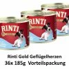 [Paket] Rinti Gold Geflügelherzen | 36x 185g Vorteilspack