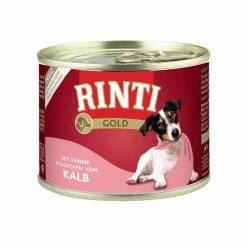 Rinti Gold Kalb | 12x 185g Hundefutter Nass