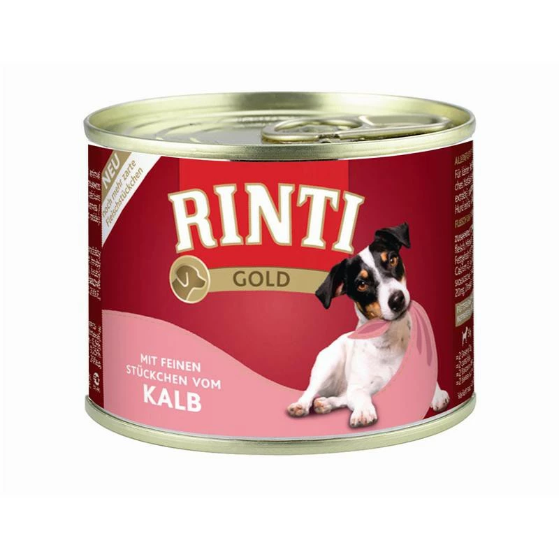 Rinti Gold Kalb | 12x 185g Hundefutter Nass 1 Rinti Gold Kalb | 12x 185g Hundefutter Nass