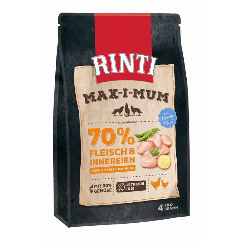 Rinti Max-i-mum Huhn | 4kg Hundefutter Trocken 1 Rinti Max-i-mum Huhn | 4kg Hundefutter Trocken