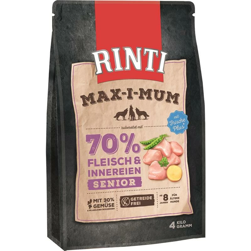 Rinti Max-i-mum Senior | 4kg Hundetrockenfutter 1 Rinti Max-i-mum Senior | 4kg Hundetrockenfutter