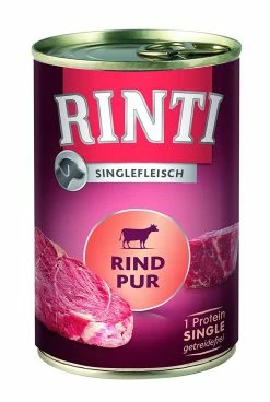 Rinti Singlefleisch Rind Pur | 12x 400g Hundefutter Nass