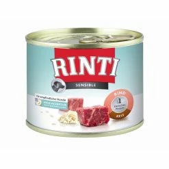 Rinti Sensible Rind & Reis | 12x185g Hundefutter Nass