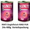 [Paket] Rinti Singlefleisch Rind Pur | 24x 400g Vorteilspack