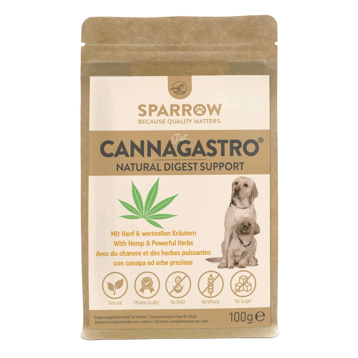 Sparrow Pet CannaGastro | 100g 1 Sparrow Pet CannaGastro | 100g