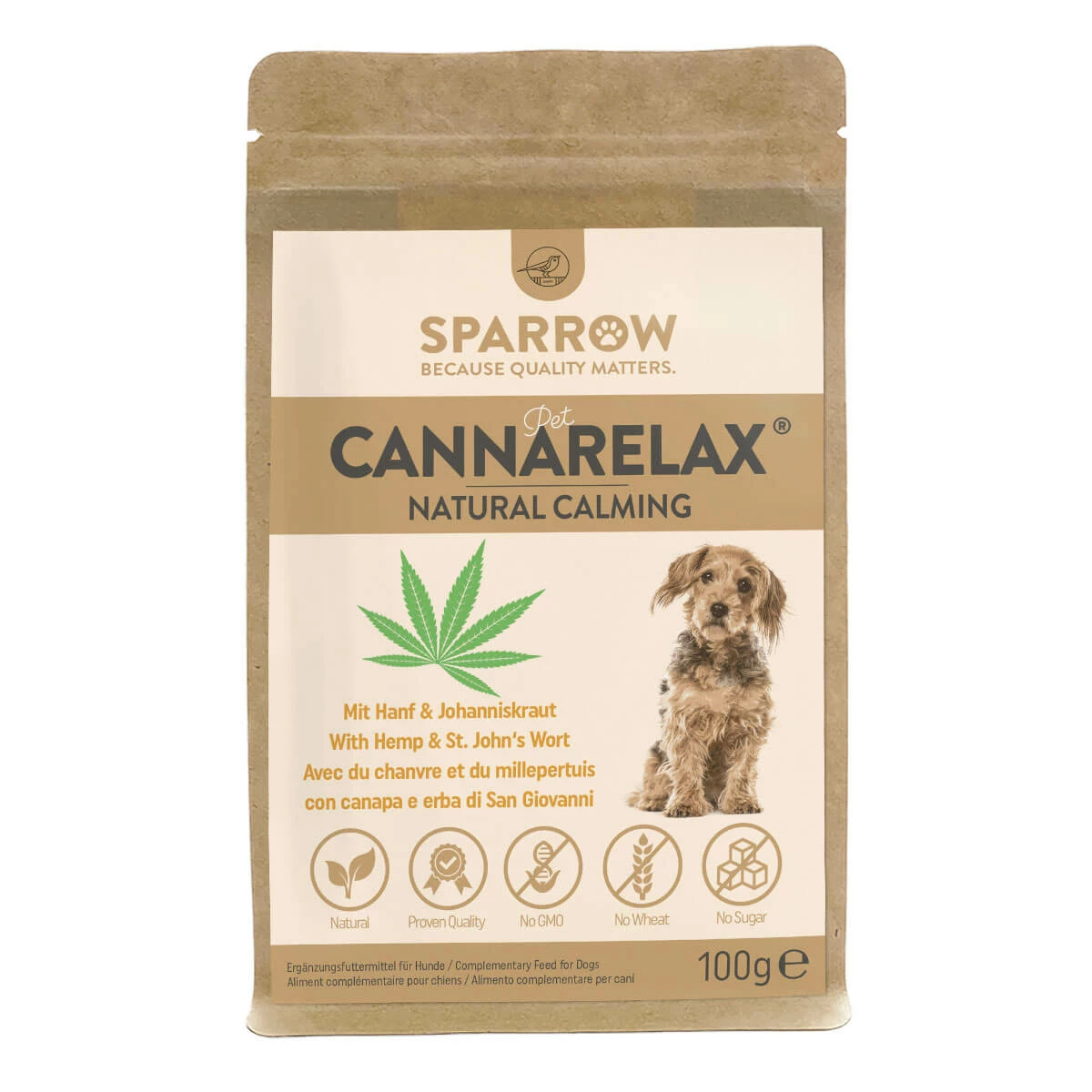 Sparrow Pet CannaRelax | 100g 1 Sparrow Pet CannaRelax | 100g