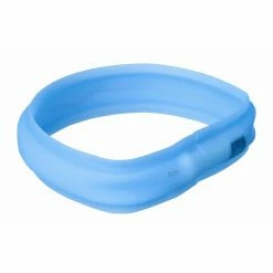 Trixie Flash Leuchtband USB Blau | M-L 50 Cm/30 Mm